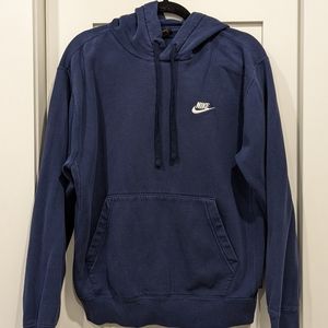 Nike navy blue hoodie size small